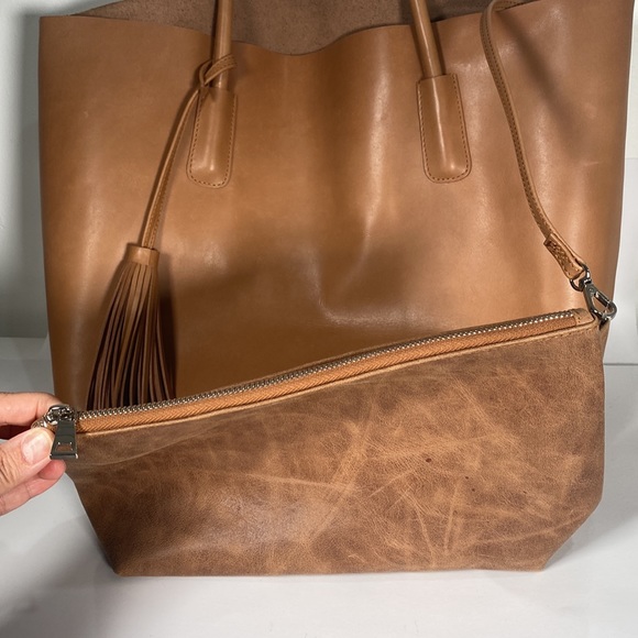 New, Natural Leather Handmade Woman Shoulder Tote Bag - Picture 11 of 12